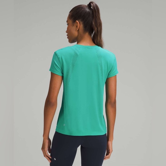 Lululemon Train to Be Short-Sleeve Running Workout Mesh Gym Shirt - Picture 3 of 6